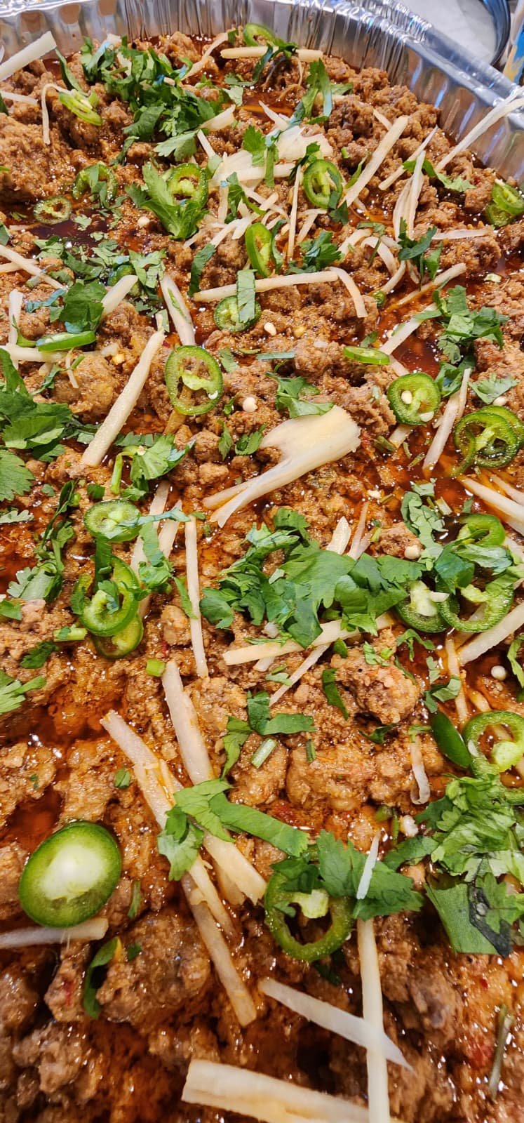 A full Dallas Terka spread of curries, rice and fresh breads